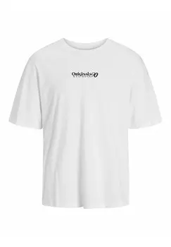 Футболка с принтом Jack & Jones, кремовый