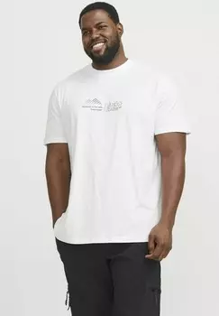 Футболка с принтом Jack & Jones, молочный