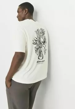 Футболка с принтом Jack & Jones, молочный
