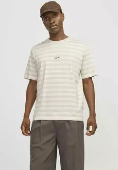 Футболка с принтом Jack & Jones, молочный