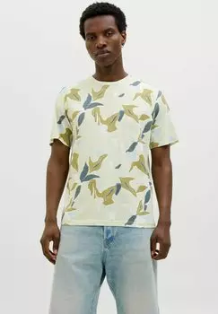 Футболка с принтом Jack & Jones, серый