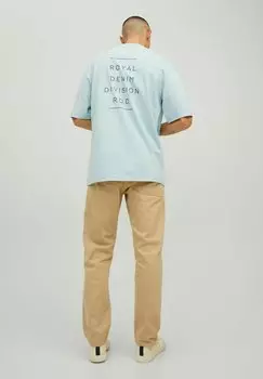 Футболка с принтом Jack & Jones, синий