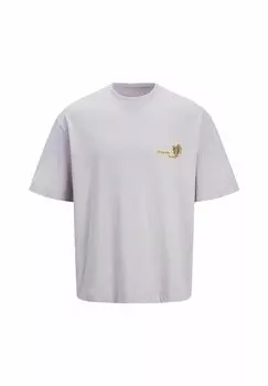 Футболка с принтом Jack & Jones, светло-голубой