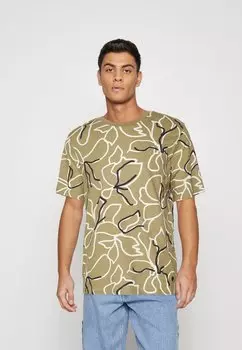 Футболка с принтом Jack & Jones, зеленый