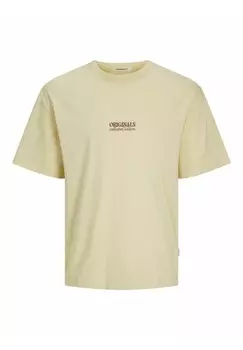 Футболка с принтом Jack & Jones, желтый