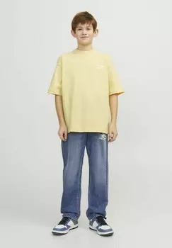 Футболка с принтом Jack & Jones, желтый