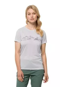 Футболка с принтом Jack Wolfskin, цвет wei