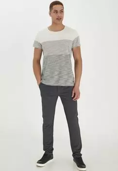 Футболка с принтом Jakob Blend, пестрый серый