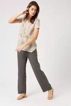 Футболка с принтом James Lakeland, коричневый