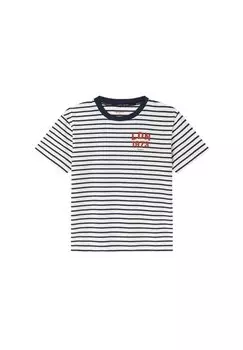 Футболка с принтом JAMES Pepe Jeans, темно-синий