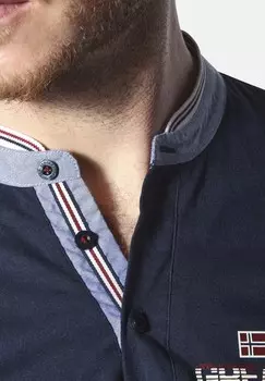 Футболка с принтом Jan Vanderstorm, темно-синий