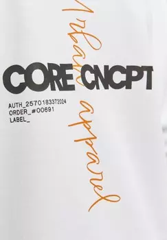 Футболка с принтом JCONXTGEN CONTRAST VOLUME Jack & Jones Junior, белый