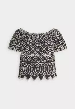 Футболка с принтом JDY, черно-белый