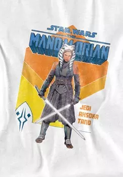 Футболка с принтом JEDI AHSOKA Star Wars, белый