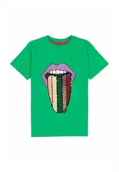 Футболка с принтом JENNABELL The New, зеленый