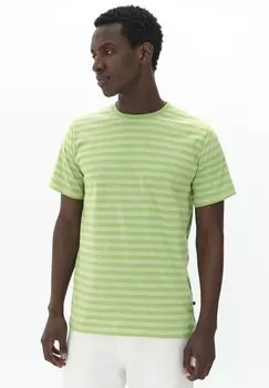 Футболка с принтом JERAMY STRIPE Matinique, зеленый