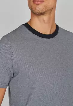 Футболка с принтом Jeremy Matinique, тёмно-синяя