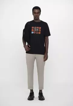 Футболка с принтом JIGSAW ZEBRA PS Paul Smith, черный