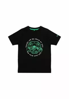 Футболка с принтом JINO SS The New, цвет black beauty