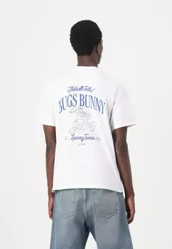 Футболка с принтом JJBUGS BUNNY TEE Jack & Jones, белый