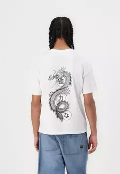 Футболка с принтом JJDRAGON TEE CREW NECK Jack & Jones, белый