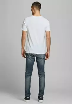 Футболка с принтом JJECORP LOGO KURZARM 2 PACK Jack & Jones, белый