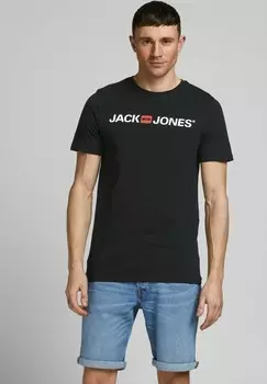 Футболка с принтом JJECORP LOGO KURZARM 2 PACK Jack & Jones, цвет Mottled Teal