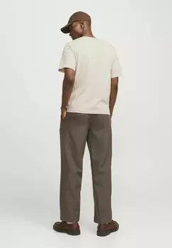 Футболка с принтом JJECORP LOGO O-NECK NOOS Jack & Jones, бежевый