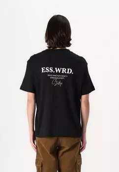 Футболка с принтом JJEURBAN EDGE STUDIO TEE O NECK Jack & Jones, черный