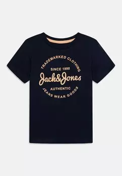 Футболка с принтом JJFOREST TEE CREW NECK JNR Jack & Jones Junior, цвет navy