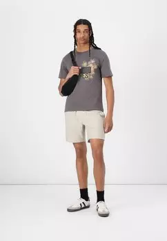 Футболка с принтом JJJAXON 5 PACK Jack & Jones, бежевый