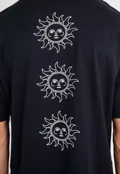 Футболка с принтом JJMYSTIC TEE CREW NECK Jack & Jones, черный