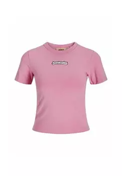 Футболка с принтом JJXX, фуксия