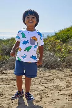 Футболка с принтом JoJo Maman bb и карманом Jojo Maman Bb, белый