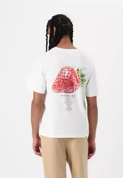 Футболка с принтом JORBRADLEY FRUITS TEE Jack & Jones, белый