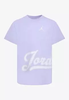Футболка с принтом JORDAN WRAP AROUND TEE, цвет violet frost