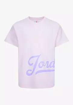 Футболка с принтом JORDAN WRAP AROUND TEE, цвет pink