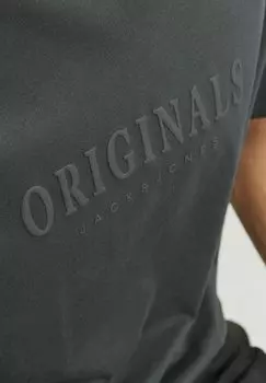Футболка с принтом JORFREDERIKSBERG TEE CREW NECK NOOS Jack & Jones, темно-зеленый