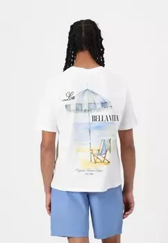 Футболка с принтом JORHYDRA CUTOUT TEE CREW NECK Jack & Jones, белый