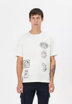 Футболка с принтом JORJAPAN TEE Jack & Jones, кремовый