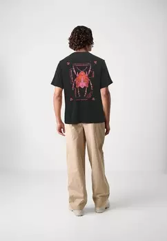 Футболка с принтом JORKATANA TEE CREW NECK UNISEX Jack & Jones, черный