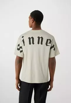 Футболка с принтом Jormannor Crew Neck Unisex Jack & Jones, кремовый