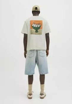 Футболка с принтом JORMARRAKESH BACK TEE CREW NECK Jack & Jones, молочный