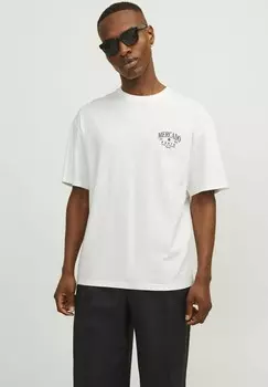 Футболка с принтом JORMERCADO TEE SS CREW NECK Jack & Jones, белый