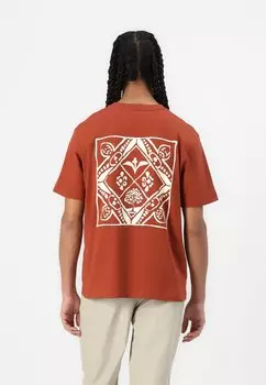 Футболка с принтом JORPAROS EASTER SKETCH TEE CREW NECK Jack & Jones, винно-красный