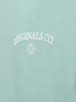Футболка с принтом Jorsantorini Back Ss Crew Neck Jack & Jones, светло-синий