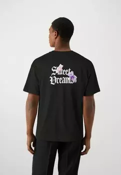 Футболка с принтом Jorsinner Tee Crew Neck Unisex Jack & Jones, черная