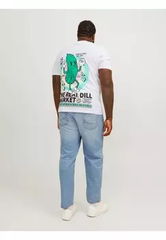 Футболка с принтом JORTOAST Jack & Jones, белый