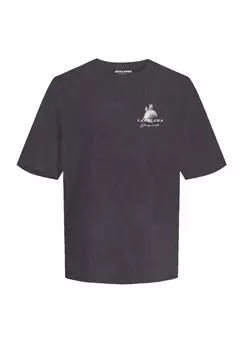 Футболка с принтом Jorvenom Tee Crew Neck Jack & Jones, черный