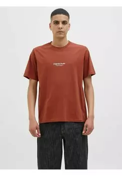 Футболка с принтом JORVESTERBRO CREW NECK Jack & Jones, охра